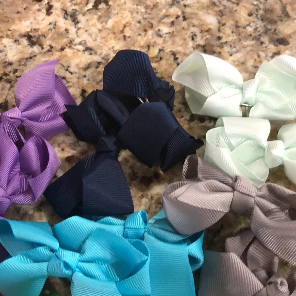 Colorful Kids Hair Bow Set 20